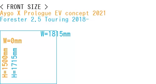 #Aygo X Prologue EV concept 2021 + Forester 2.5 Touring 2018-